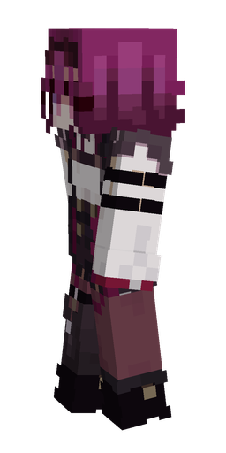 Black skin: body, left side render