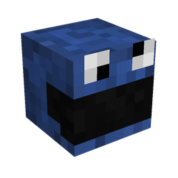 Black skin: head render