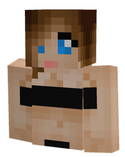 Brown skin: bust render