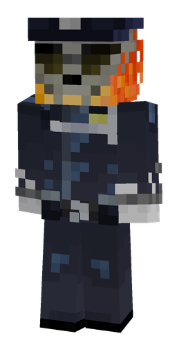 Blue skin: body, front render
