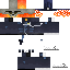 Blue skin: raw texture render