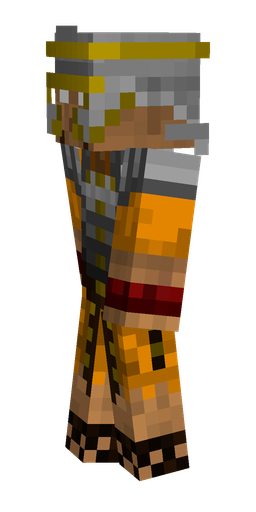 Black skin: body, left side render