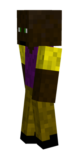 Black skin: body, left side render