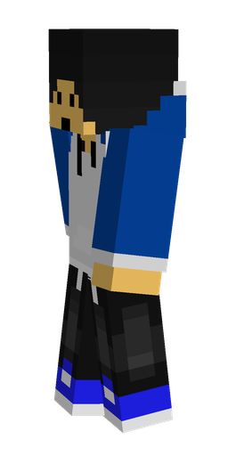 Black skin: body, left side render