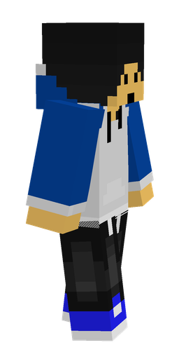 Black skin: body, right side render