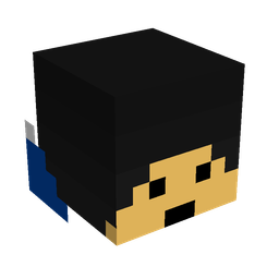 Black skin: head render