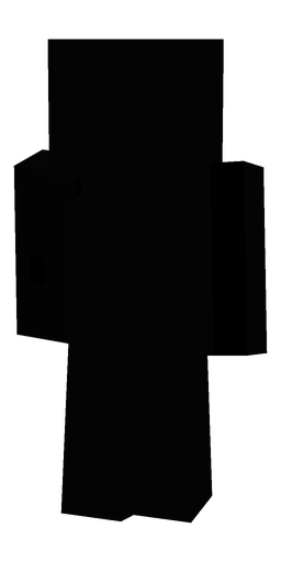 Black skin: body, back render