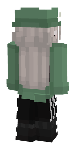Black skin: body, back render