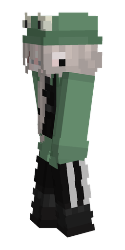 Black skin: body, left side render