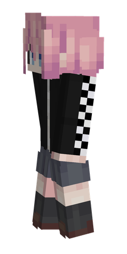 Black skin: body, left side render