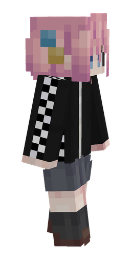 Black skin: body, right side render