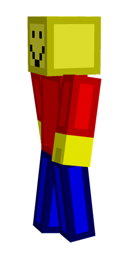 Blue skin: body, left side render