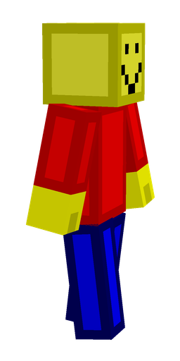 Blue skin: body, right side render