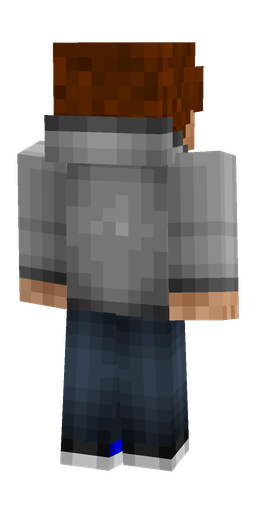 Blue skin: body, back render