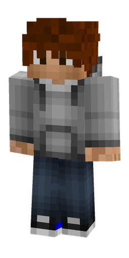 Blue skin: body, front render