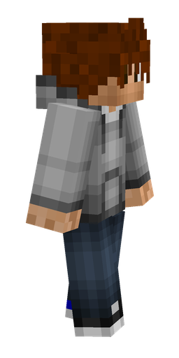 Blue skin: body, right side render