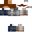 Blue skin: raw texture render