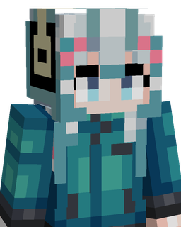 Blue skin: bust render