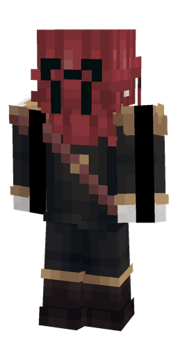 Black skin: body, back render