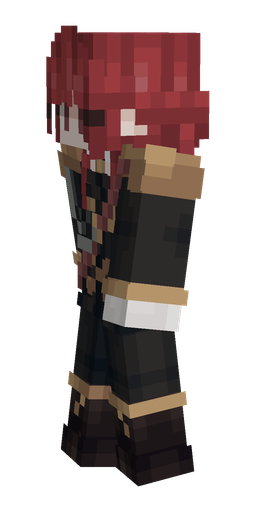 Black skin: body, left side render