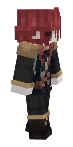 Black skin: body, right side render