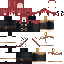 Black skin: raw texture render