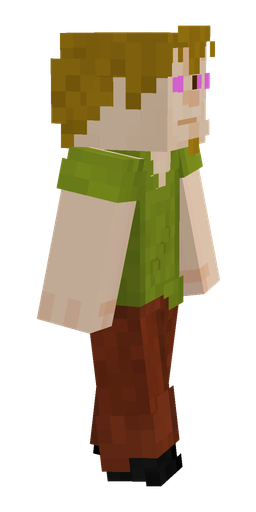 Brown skin: body, right side render