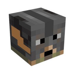 Black skin: head render