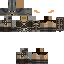 Black skin: raw texture render