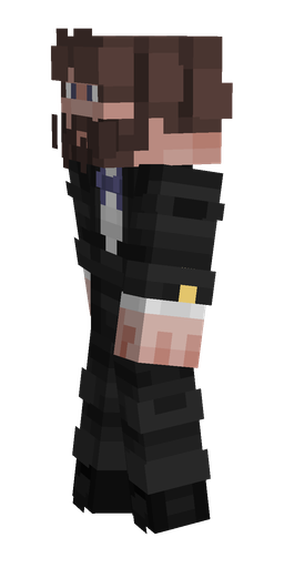 Black skin: body, left side render