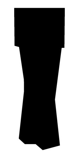 Black skin: body, left side render