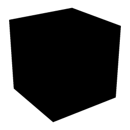 Black skin: head render