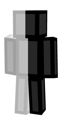 Black skin: body, back render