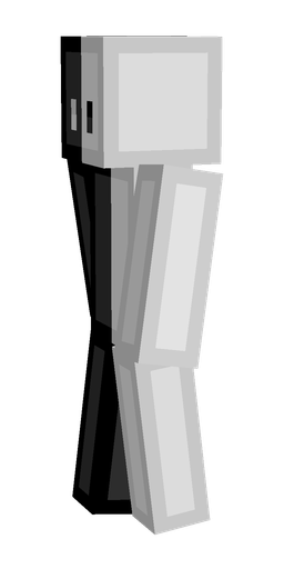 Black skin: body, left side render