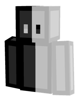 Black skin: bust render