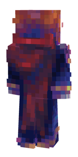 Blue skin: body, back render