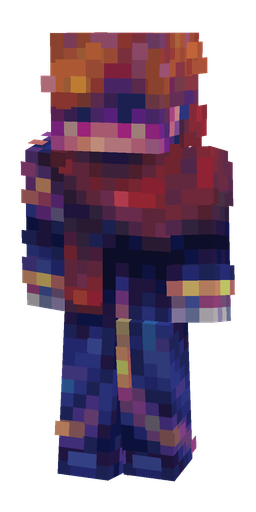 Blue skin: body, front render
