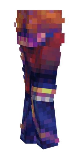 Blue skin: body, left side render