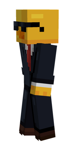 Black skin: body, left side render