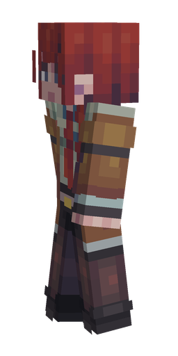 Black skin: body, left side render
