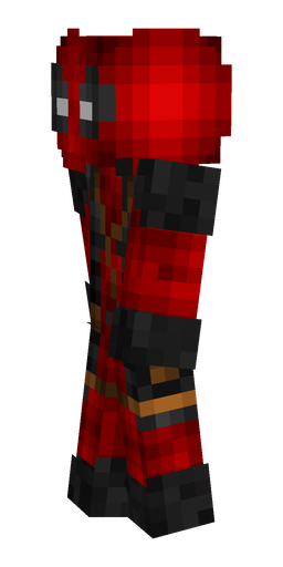Black skin: body, left side render