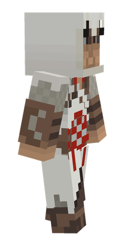 Brown skin: body, right side render