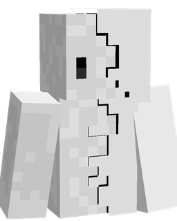 Black skin: bust render