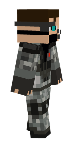 Black skin: body, right side render