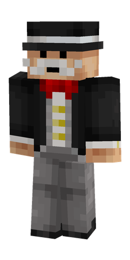 Black skin: body, front render