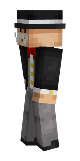 Black skin: body, left side render