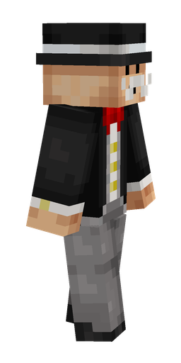 Black skin: body, right side render