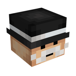 Black skin: head render