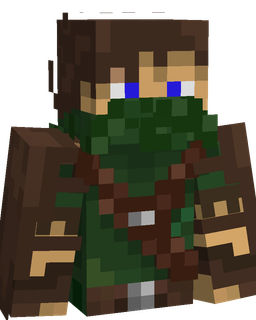 Brown skin: bust render
