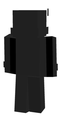 Black skin: body, back render